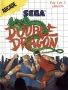 Sega  Master System  -  Double Dragon (Front)